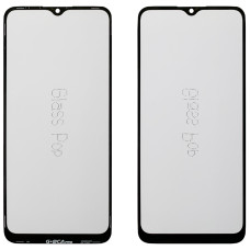 Стекло фронтальное с OCA пленкой Samsung A025 A02s /M025 M02s, 160mm, черное G+OCA PRo
