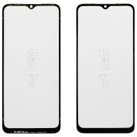 Стекло фронтальное с OCA пленкой Samsung A032 A03 Core, черное G+OCA PRo