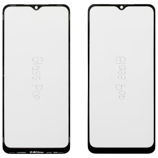 Стекло фронтальное с OCA пленкой Samsung A045F A04, черное G+OCA PRo