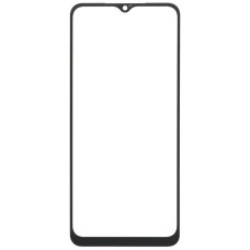 Стекло фронтальное с OCA пленкой Samsung A045F A04, черное с олеофобным покрытием, оригинал