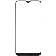 Стекло фронтальное с OCA пленкой Samsung A105F Galaxy A10, с олеофобным покрытием, черное, оригинал