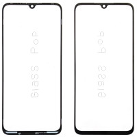 Стекло фронтальное с OCA пленкой Samsung A057 Galaxy A05s, черное, оригинал G+OCA-PRo