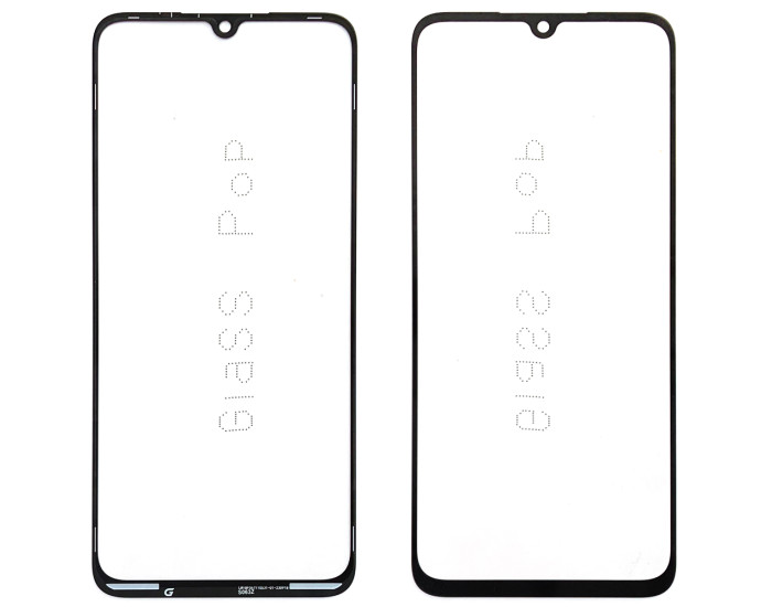 Стекло фронтальное с OCA пленкой Samsung A057 Galaxy A05s, черное, оригинал G+OCA-PRo