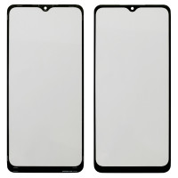 Скло фронтальне з OCA плівкою Samsung A125 A12 /A022 A02 /A326 A32 (5G) /M127 M12 /M022 M02, з олеофобним покриттям, чорний оригінал
