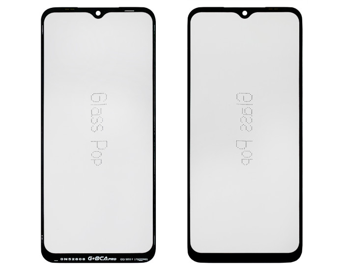 Стекло фронтальное с OCA пленкой Samsung A145 /A146 /M146, черное G+OCA PRo