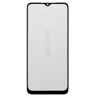 Стекло фронтальное с OCA пленкой Samsung A226 A22 5G, черное ориг PRC