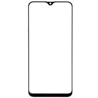 Стекло фронтальное с OCA пленкой Samsung A20 A205 /A30s A307 /M107F, черное с олеофобным покрытием, оригинал