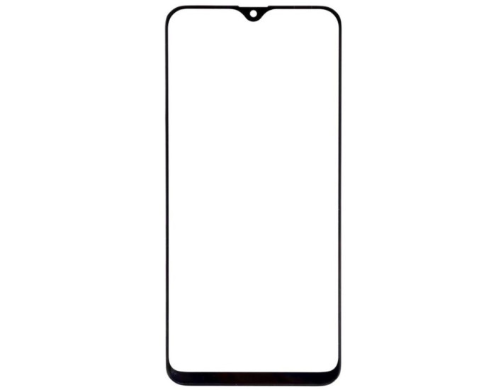 Стекло фронтальное с OCA пленкой Samsung A20 A205 /A30s A307 /M107F, черное с олеофобным покрытием, оригинал