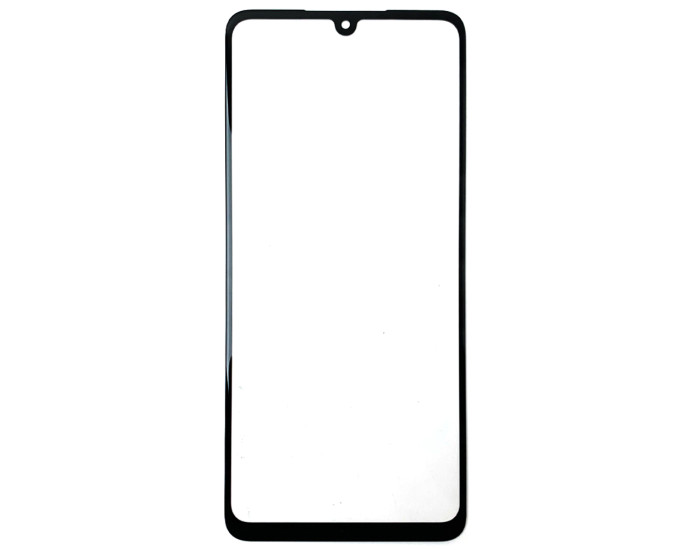 Стекло фронтальное с OCA пленкой Samsung A336 A33 5G, черное с олеофобным покрытием, оригинал