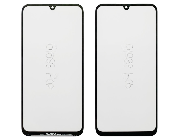 Стекло фронтальное с OCA пленкой Samsung A256 A25, черное G+OCA PRo
