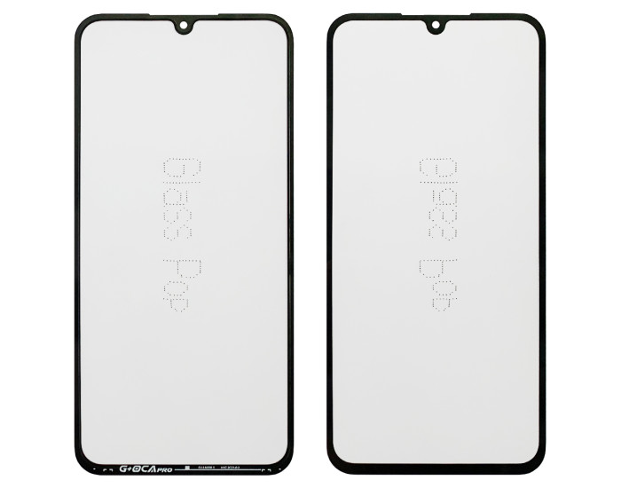 Стекло фронтальное с OCA пленкой Samsung A346 A34 5G, черное G+OCA PRo