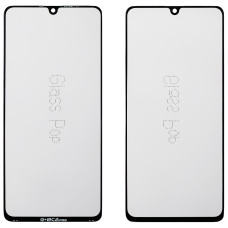 Стекло фронтальное с OCA пленкой Samsung A415 A41, черное G+OCA PRo