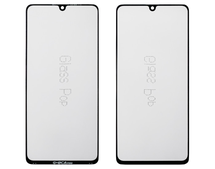 Стекло фронтальное с OCA пленкой Samsung A415 A41, черное G+OCA PRo