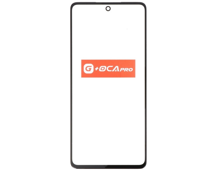 Стекло фронтальное с OCA пленкой Samsung A536 A53 5G, черное G+OCA PRo