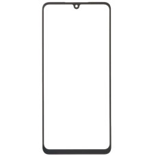 Стекло фронтальное с OCA пленкой Samsung A546 A54 5G, черное с олеофобным покрытием