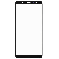 Скло фронтальне з OCA плівкою Samsung A605 Galaxy A6 Plus 2018, чорне