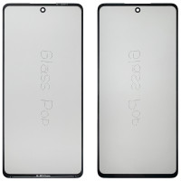 Скло фронтальне з OCA плівкою Samsung A725 A72, чорне G+OCA PRo