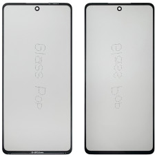 Стекло фронтальное с OCA пленкой Samsung A725 A72, черное G+OCA PRo