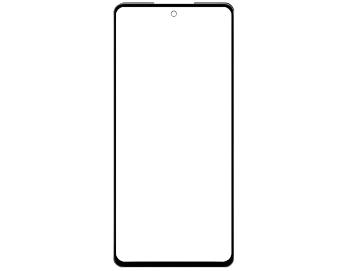 Стекло фронтальное с OCA пленкой Samsung A725 A72, черное