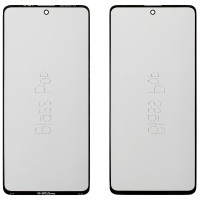Стекло фронтальное с OCA пленкой Samsung M317 M31s, черное G+OCA PRo