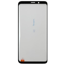 Стекло фронтальное с OCA-пленкой Samsung G965F Galaxy S9 Plus, черное с олеофобным покрытием
