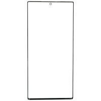 Стекло фронтальное с OCA-пленкой для Samsung N985F Galaxy Note 20 Ultra, черное, с олеофобным покрытием