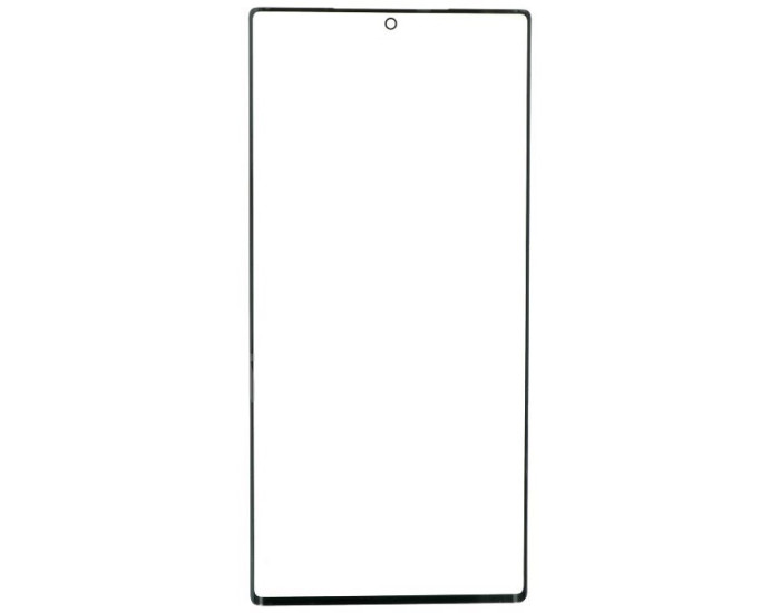 Стекло фронтальное с OCA-пленкой для Samsung N985F Galaxy Note 20 Ultra, черное, с олеофобным покрытием