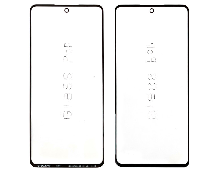 Стекло фронтальное с OCA-пленкой для Samsung M526 M52 5G, черное G+OCA PRo