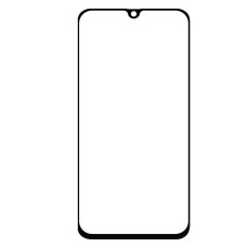 Стекло фронтальное с ОСА-пленкой Samsung A405 A40, черное
