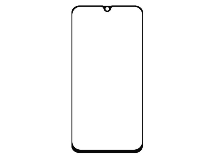 Стекло фронтальное с ОСА-пленкой Samsung A405 A40, черное
