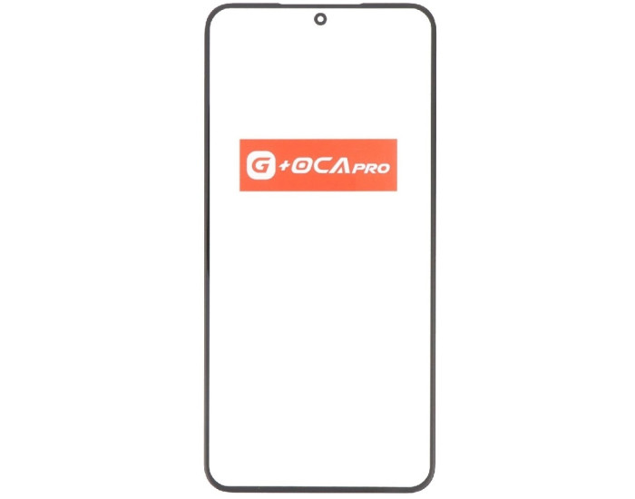 Стекло фронтальное с OCA-пленкой для Samsung S901 S22 5G, черное G+OCA PRo