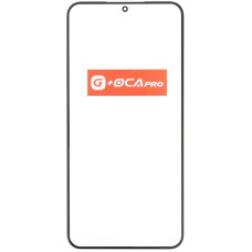 Стекло фронтальное с OCA-пленкой для Samsung S906 S22 Plus, черное G+OCA PRo