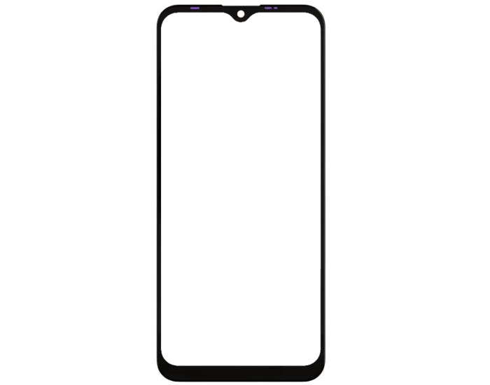 Скло фронтальне з OCA-пленкой Tecno Spark 6 Go KE5J /Spark Go 2020 KE5S, чорне з олеофобним покриттям, оригінал