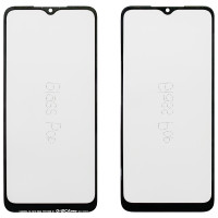 Скло фронтальне з OCA-пленкой Tecno Spark 7 KF6 /Spark 8 KG6 /Spark 8C KG5n /Spark Go 2022 /Infinix Hot 10i /Hot 12i, чорне G+OCA PRo