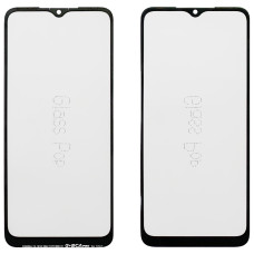 Скло фронтальне з OCA-пленкой Tecno Spark 7 KF6 /Spark 8 KG6 /Spark 8C KG5n /Spark Go 2022 /Infinix Hot 10i /Hot 12i, чорне G+OCA PRo