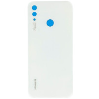 Задняя панель корпуса для Huawei P Smart Plus /Nova 3i, белая (Pearl white) оригинал