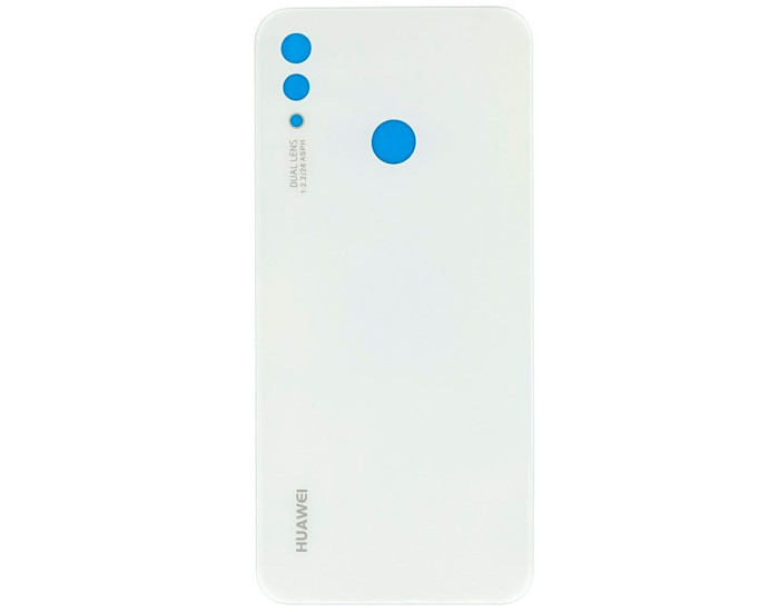 Задняя панель корпуса для Huawei P Smart Plus /Nova 3i, белая (Pearl white) оригинал