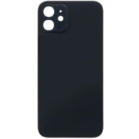 Задня панель корпуси для iPhone 12, чорна (Small Hole)