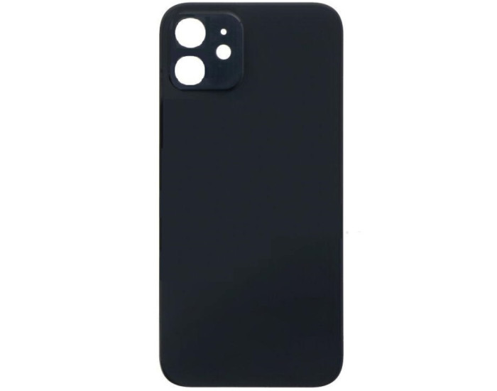 Задня панель корпуси для iPhone 12, чорна (Small Hole)