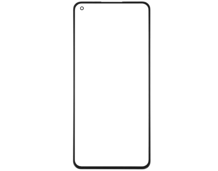 Скло фронтальне з OCA плівкою Xiaomi Mi11 Lite /Mi11 Lite 5G /Mi11 Lite 5G NE, чорне з олеофобним покриттям, оригінал