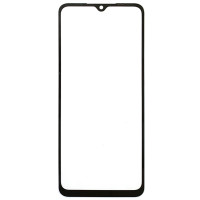 Скло фронтальне з OCA плівкою Xiaomi Redmi 10C /Poco C40, чорне з олеофобним покриттям, оригінал