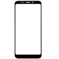 Стекло фронтальное с OCA пленкой Xiaomi Redmi 5 Plus, черное с олеофобным покрытием, оригинал