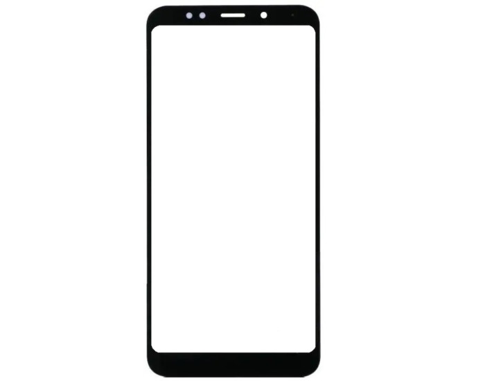 Стекло фронтальное с OCA пленкой Xiaomi Redmi 5 Plus, черное с олеофобным покрытием, оригинал