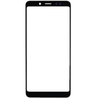 Стекло фронтальное с OCA пленкой Xiaomi Redmi Note 5 /Note 5 Pro, черное с олеофобным покрытием, оригинал