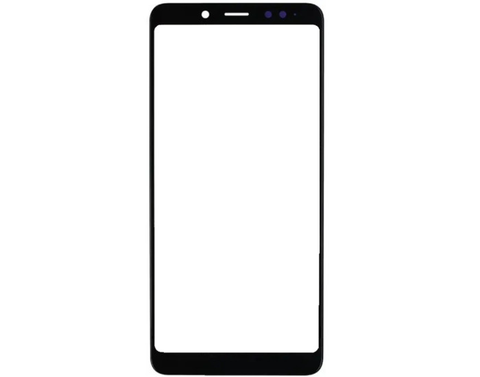 Стекло фронтальное с OCA пленкой Xiaomi Redmi Note 5 /Note 5 Pro, черное с олеофобным покрытием, оригинал