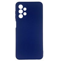 Чехол-силикон оригинал Full Soft Matte Samsung A23 4G A235, Dark blue