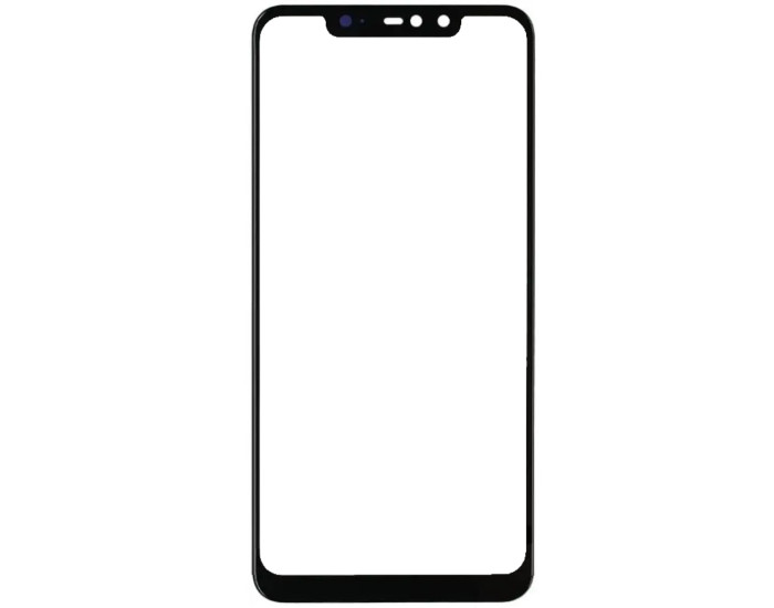 Скло фронтальне з OCA плівкою Xiaomi Redmi Note 6 Pro, чорне