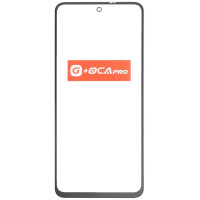 Стекло фронтальное с OCA пленкой Xiaomi Redmi Note 9 Pro /Note 9s, черное G+OCA PRo