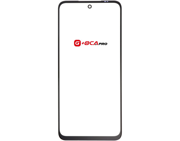 Стекло фронтальное с OCA пленкой Xiaomi Redmi Note 10 5G/ Redmi 10/ Poco M3 Pro/ Note 11 4G, черное G+OCA PRo
