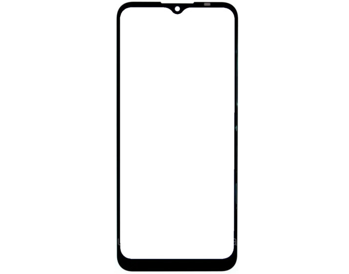 Стекло фронтальное ZTE Blade A52, черное